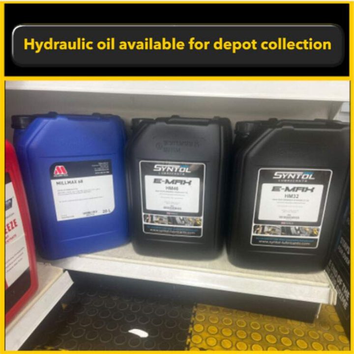 Emergency hydraulic oil supply