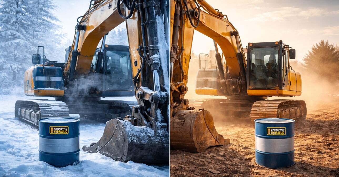 hydraulic oil cold weather vs hot weather