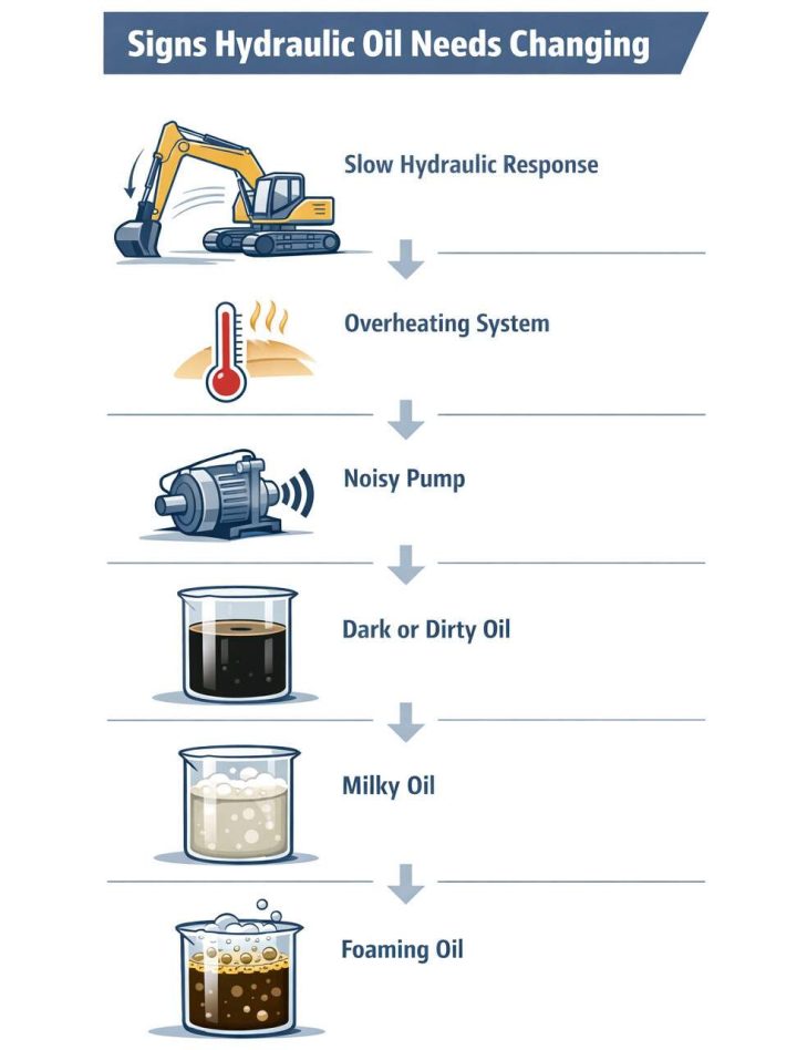 Signs Your Hydraulic Oil Needs Changing