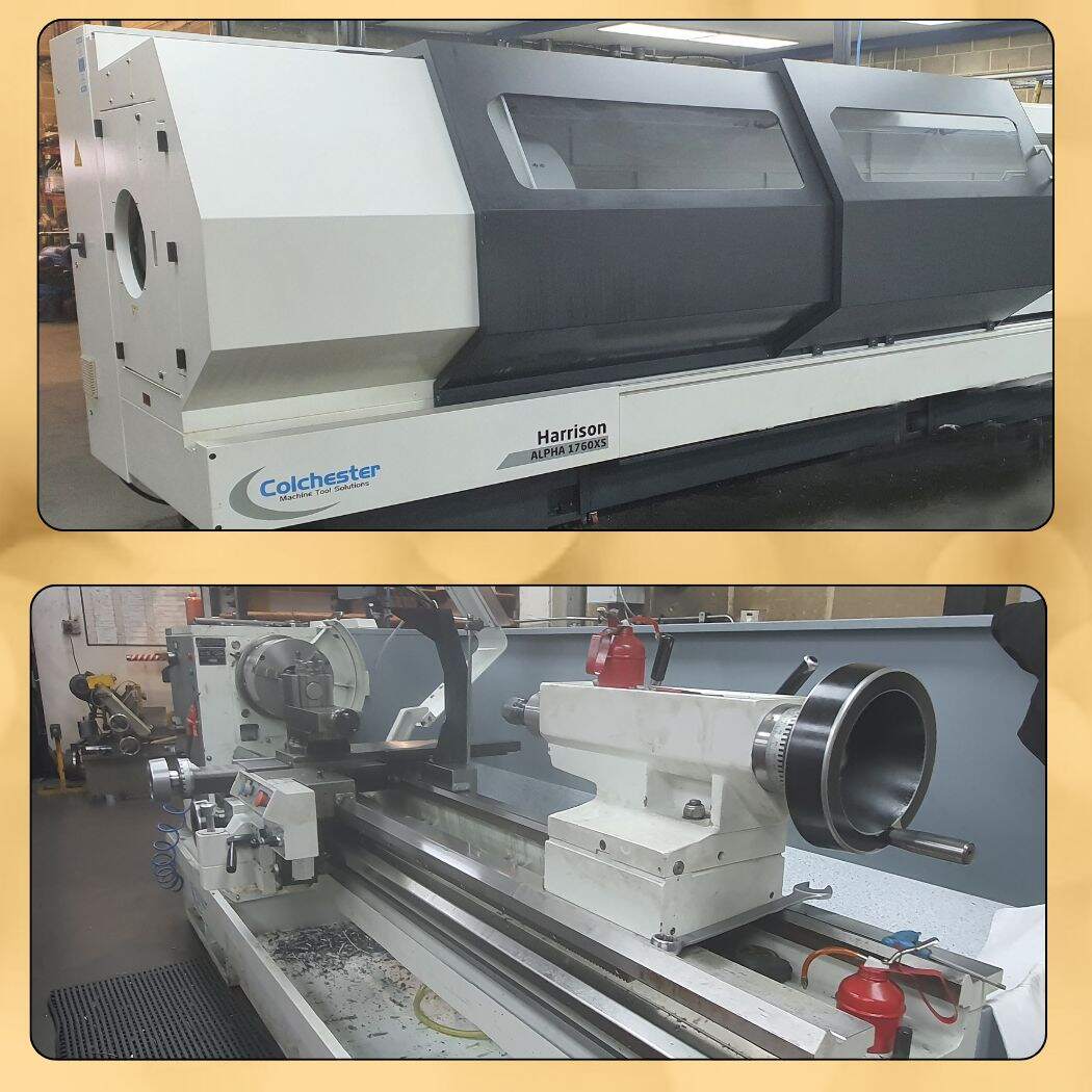 Large hydraulic engineering lathe at Completely Hydraulic Essex