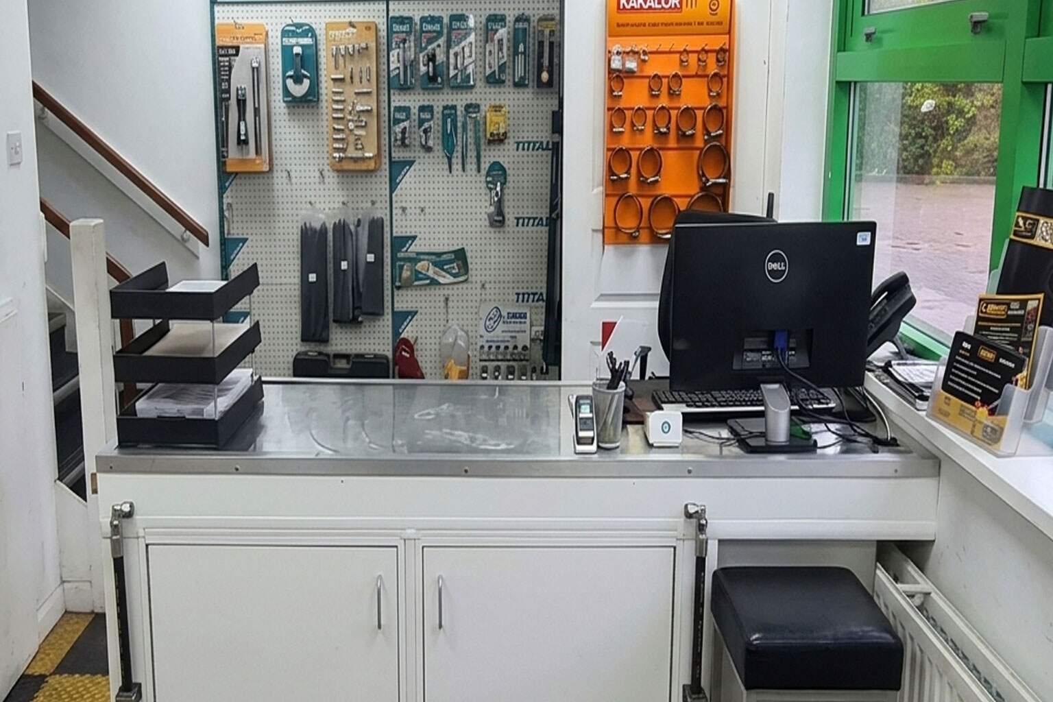 Inside Completely Hydraulic Essex trade counter in Harlow