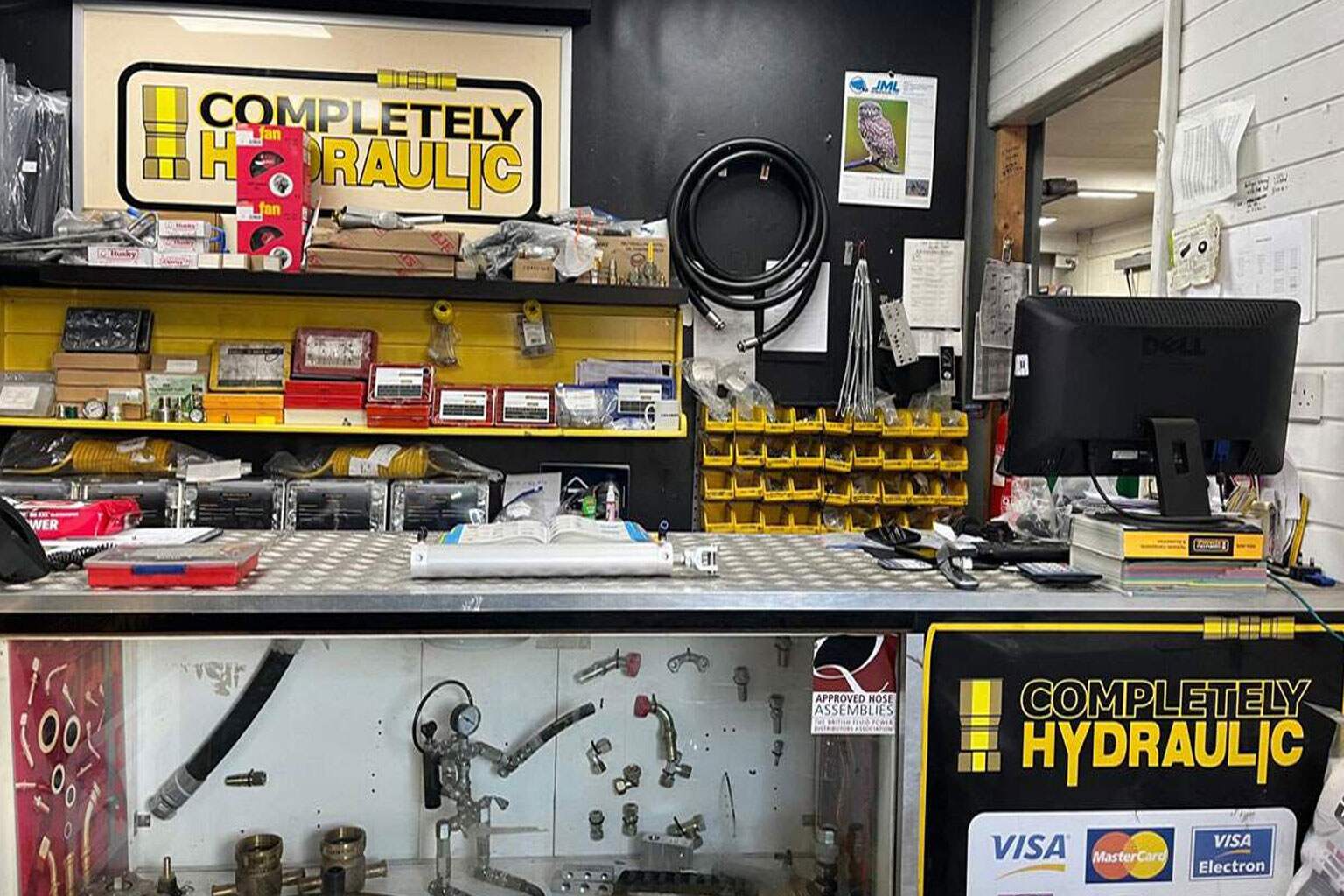 London Trade depot counter