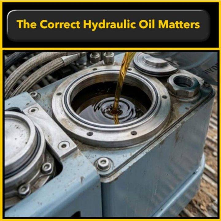 Hydraulic oil for excavators