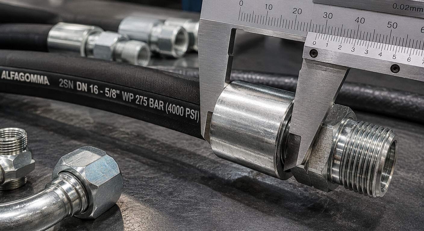 Hydraulic hose fittings explained